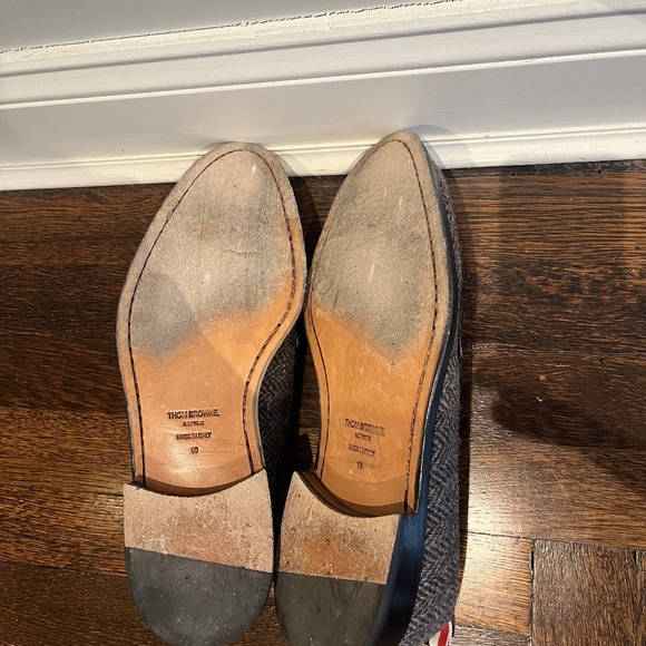 Thom Browne Varsity Penny Loafer in Tweed Size 10 / 43 - Picture 9 of 11
